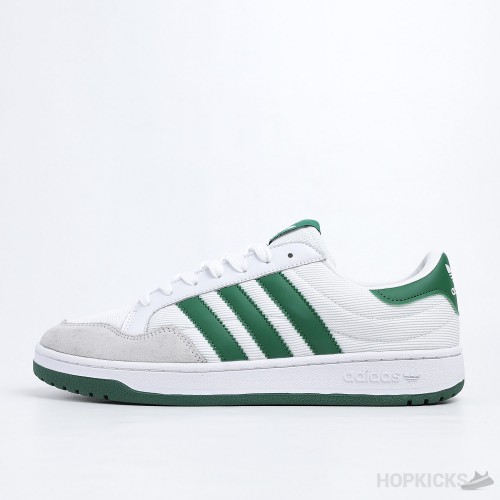 Team Court Trainers White Green Grey